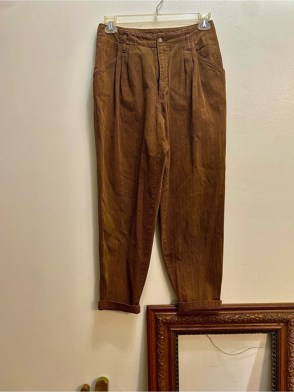 Liz Sport vintage 90's pleated tapered pants/jeans